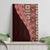 Tonga Fonulei and Ngatu Pattern Canvas Wall Art LT03