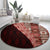 Tonga Fonulei and Ngatu Pattern Round Carpet LT03 - Polynesian Pride