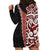 New Zealand Maori Stylized Koru Hoodie Dress LT03 - Polynesian Pride