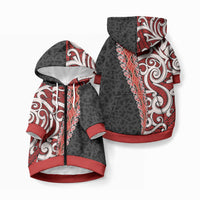 New Zealand Maori Stylized Koru Pet Hoodie