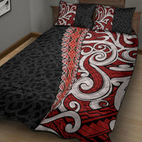New Zealand Maori Stylized Koru Quilt Bed Set LT03 - Polynesian Pride
