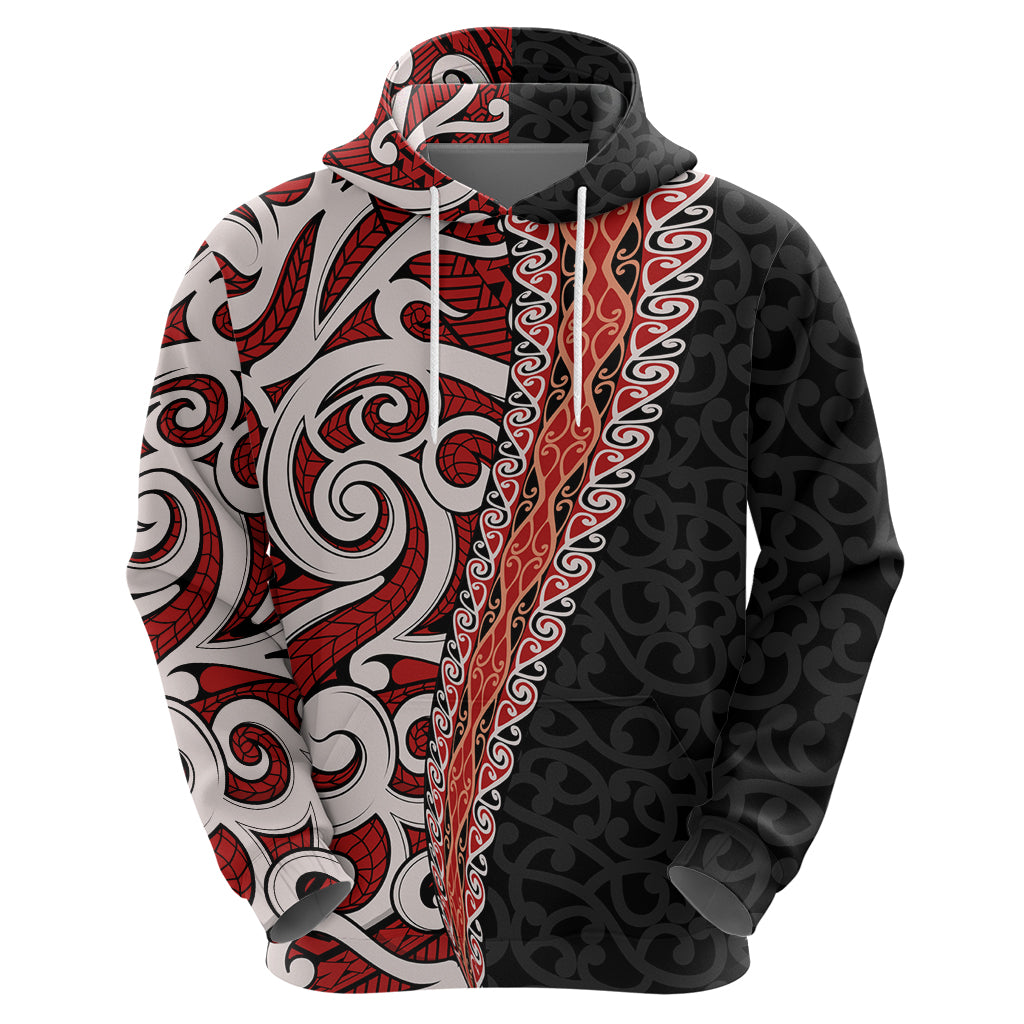 New Zealand Maori Stylized Koru Zip Hoodie LT03 - Polynesian Pride