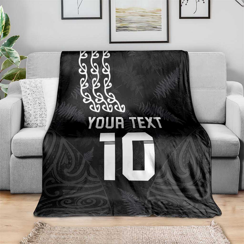 New Zealand Rugby Custom Blanket The Champions Aotearoa LT03 - Polynesian Pride