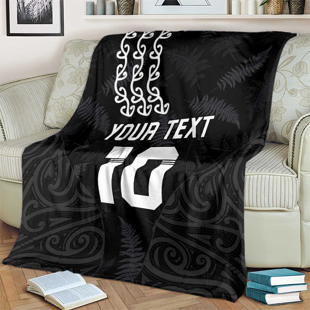 New Zealand Rugby Custom Blanket The Champions Aotearoa LT03 - Polynesian Pride