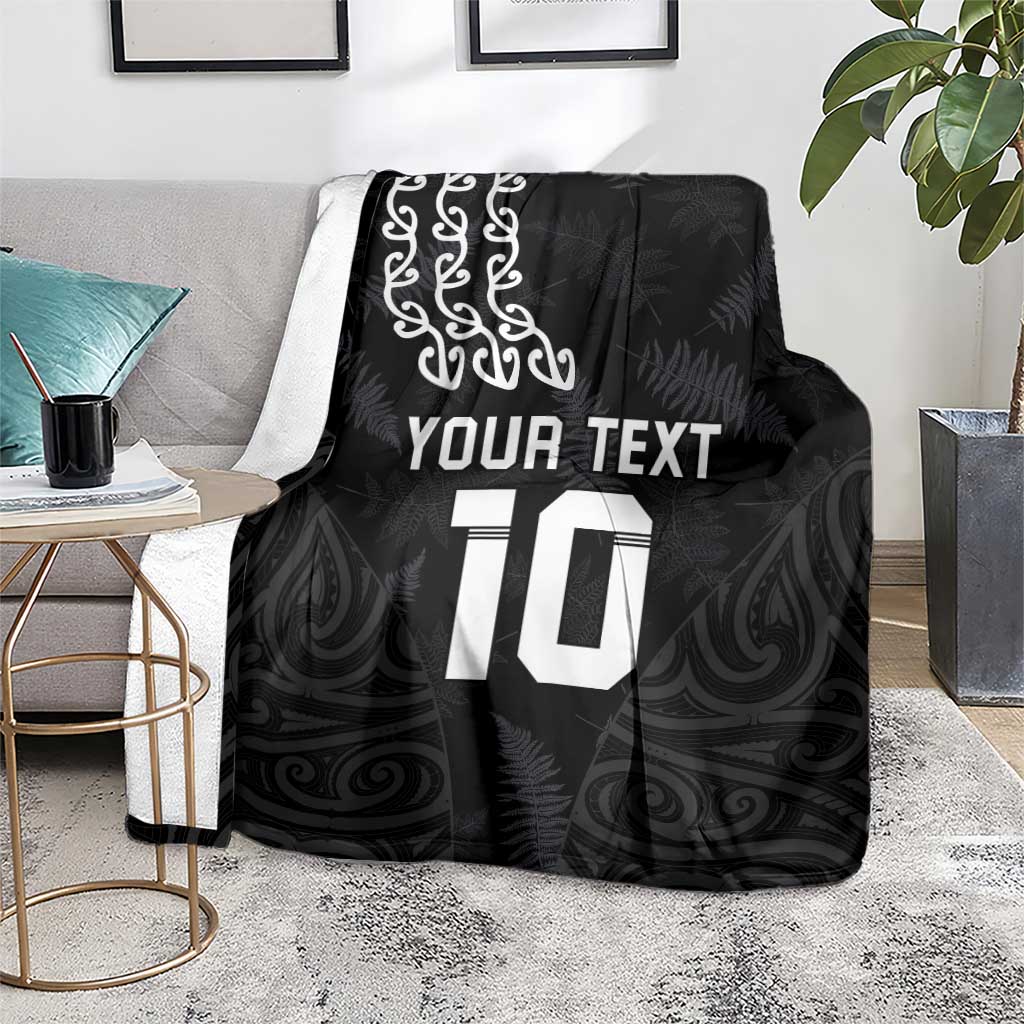 New Zealand Rugby Custom Blanket The Champions Aotearoa LT03 - Polynesian Pride