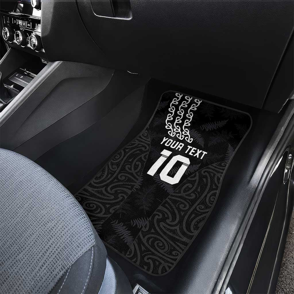New Zealand Rugby Custom Car Mats The Champions Aotearoa LT03 - Polynesian Pride