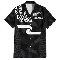 New Zealand Rugby Custom Family Matching Off The Shoulder Long Sleeve Dress and Hawaiian Shirt The Champions Aotearoa