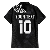 New Zealand Rugby Custom Family Matching Off The Shoulder Long Sleeve Dress and Hawaiian Shirt The Champions Aotearoa