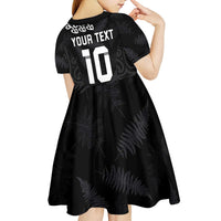 New Zealand Rugby Custom Kid Short Sleeve Dress The Champions Aotearoa LT03 - Polynesian Pride
