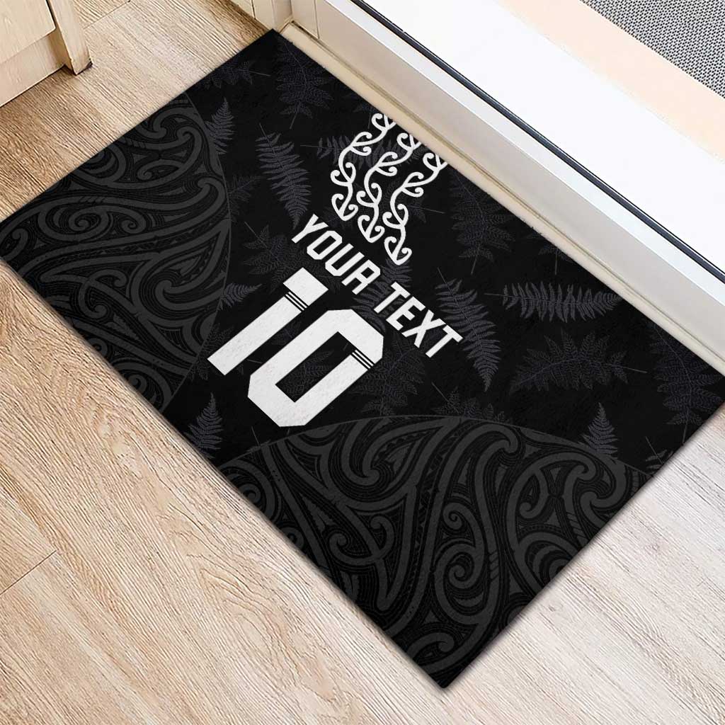 New Zealand Rugby Custom Rubber Doormat The Champions Aotearoa LT03 - Polynesian Pride