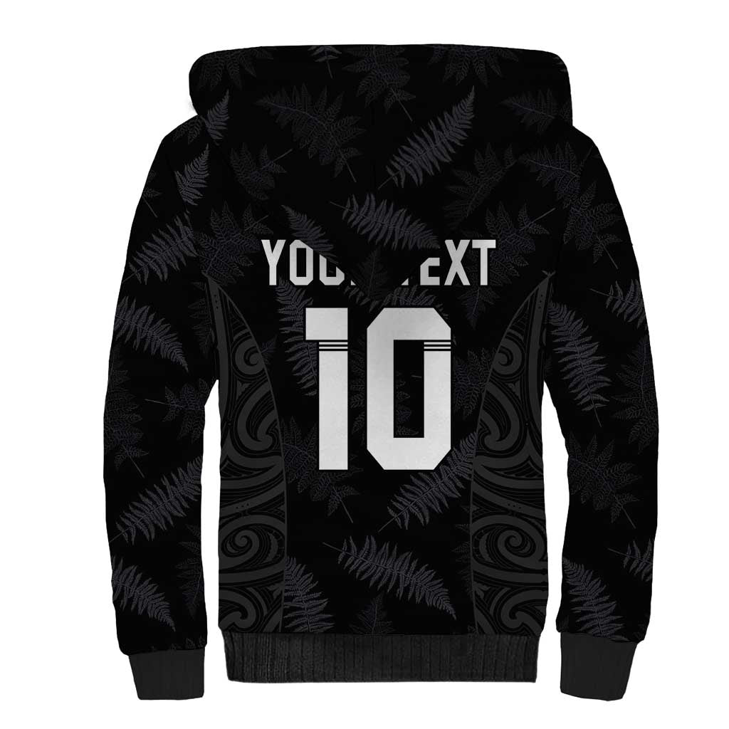 New Zealand Rugby Custom Sherpa Hoodie The Champions Aotearoa