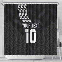 New Zealand Rugby Custom Shower Curtain The Champions Aotearoa LT03 - Polynesian Pride