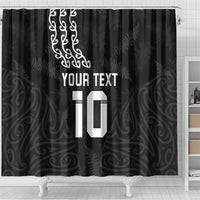 New Zealand Rugby Custom Shower Curtain The Champions Aotearoa LT03 - Polynesian Pride