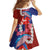 Hawaiian and Japanese Together Family Matching Off The Shoulder Long Sleeve Dress and Hawaiian Shirt The Whale and Koi Fish with Hinomaru and Lei
