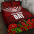 New Zealand ANZAC Waitangi Day Quilt Bed Set Hei Tiki and Soldier LT03 Red - Polynesian Pride