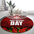 New Zealand ANZAC Waitangi Day Round Carpet Hei Tiki and Soldier LT03 - Polynesian Pride