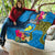 Palau Independence Day Quilt 1st October 30th Anniversary Polynesian Jungle Flower