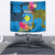 Palau Independence Day Tapestry 1st October 30th Anniversary Polynesian Jungle Flower