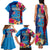 Tuvalu Independence Day Family Matching Tank Maxi Dress and Hawaiian Shirt 1st October 46th Anniversary Polynesian Jungle Flower