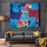Tuvalu Independence Day Tapestry 1st October 46th Anniversary Polynesian Jungle Flower LT03 - Polynesian Pride