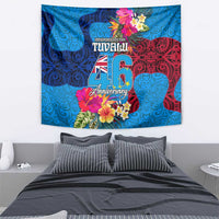 Tuvalu Independence Day Tapestry 1st October 46th Anniversary Polynesian Jungle Flower LT03 - Polynesian Pride