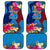 Personalised Tuvalu Independence Day Car Mats 1st October 46th Anniversary Polynesian Jungle Flower