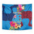 Personalised Tuvalu Independence Day Tapestry 1st October 46th Anniversary Polynesian Jungle Flower