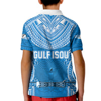 Gulf Isou Rugby Kid Polo Shirt Papua New Guinea Polynesian Tattoo LT03 - Polynesian Pride