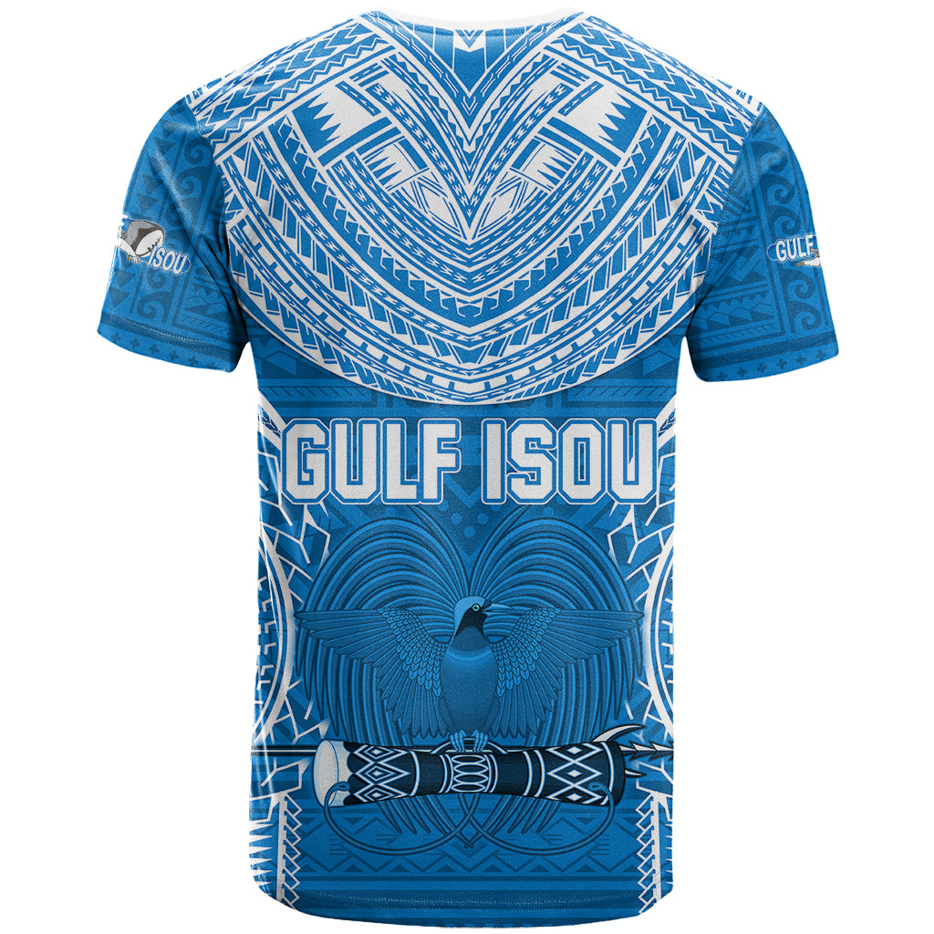 Gulf Isou Rugby T Shirt Papua New Guinea Polynesian Tattoo LT03 - Polynesian Pride