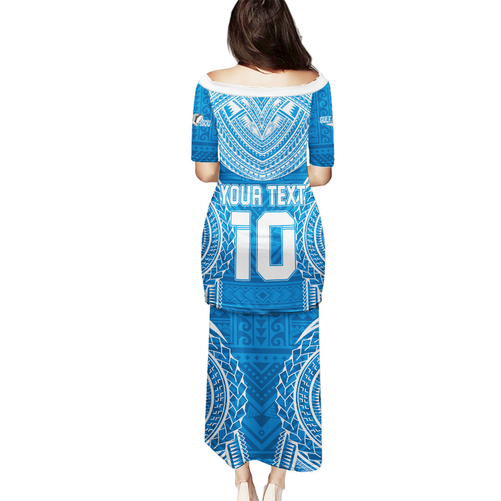 Custom Gulf Isou Rugby Puletasi Papua New Guinea Polynesian Tattoo LT03 - Polynesian Pride