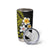 Hawaiian Hibiscus and Plumeria Polynesian Tribal Tattoo Tumbler Cup Yellow Color