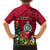 Niue Christmas Kid Hawaiian Shirt Coat of Arms and Polynesian Tattoo Xmas Element Christmas Red Vibe LT03 - Polynesian Pride