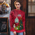 Niue Christmas Ugly Christmas Sweater Coat of Arms and Polynesian Tattoo Xmas Element Christmas Red Vibe LT03 - Polynesian Pride