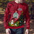 Niue Christmas Ugly Christmas Sweater Coat of Arms and Polynesian Tattoo Xmas Element Christmas Red Vibe LT03 - Polynesian Pride