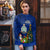 Niue Christmas Ugly Christmas Sweater Coat of Arms and Polynesian Tattoo Xmas Element Christmas Blue Vibe LT03 - Polynesian Pride