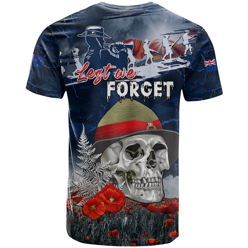 New Zealand ANZAC Day T Shirt Freedom Ain't Free LT05 - Polynesian Pride