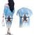 New Zealand Sky Diving Couples Matching Off The Shoulder Long Sleeve Dress and Hawaiian Shirt Lets Get High