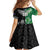 New Zealand And Ireland Rugby Custom Family Matching Puletasi and Hawaiian Shirt Maori Tiki With Shamrock