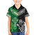 New Zealand And Ireland Rugby Custom Family Matching Puletasi and Hawaiian Shirt Maori Tiki With Shamrock