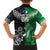 New Zealand And Ireland Rugby Custom Hawaiian Shirt Maori Tiki With Shamrock