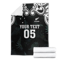 Custom New Zealand Fern Women Rugby Blanket Maori Pattern LT05 - Polynesian Pride