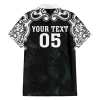 Custom New Zealand Fern Women Rugby Family Matching Summer Maxi Dress and Hawaiian Shirt Maori Pattern LT05 - Polynesian Pride