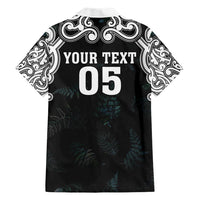 Custom New Zealand Fern Women Rugby Hawaiian Shirt Maori Pattern LT05 - Polynesian Pride