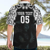 Custom New Zealand Fern Women Rugby Hawaiian Shirt Maori Pattern LT05 - Polynesian Pride