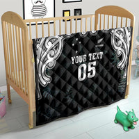 Custom New Zealand Fern Women Rugby Quilt Maori Pattern LT05 - Polynesian Pride