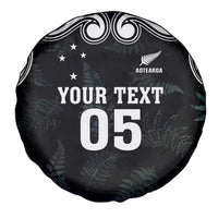 Custom New Zealand Fern Women Rugby Spare Tire Cover Maori Pattern LT05 - Polynesian Pride