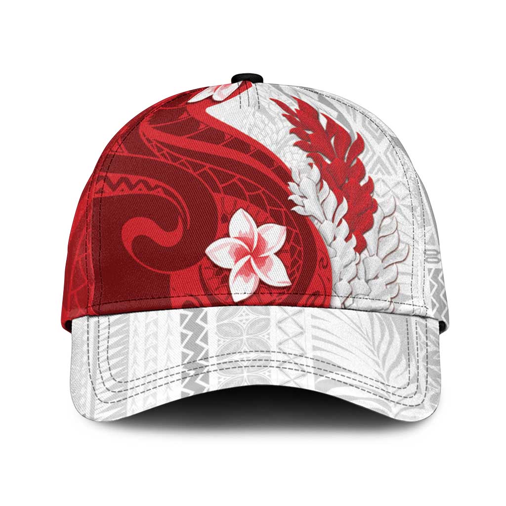 Samoa Teuila 2025 Classic Cap Samoan Siapo Pattern Red Version - Polynesian Pride