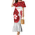 Samoa Teuila 2024 Mermaid Dress Samoan Siapo Pattern Red Version