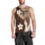 Samoa Teuila 2024 Men Tank Top Samoan Siapo Pattern Brown Version