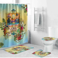Aloha Hawaii Turtle Bathroom Set Retro Style - Polynesian Pride